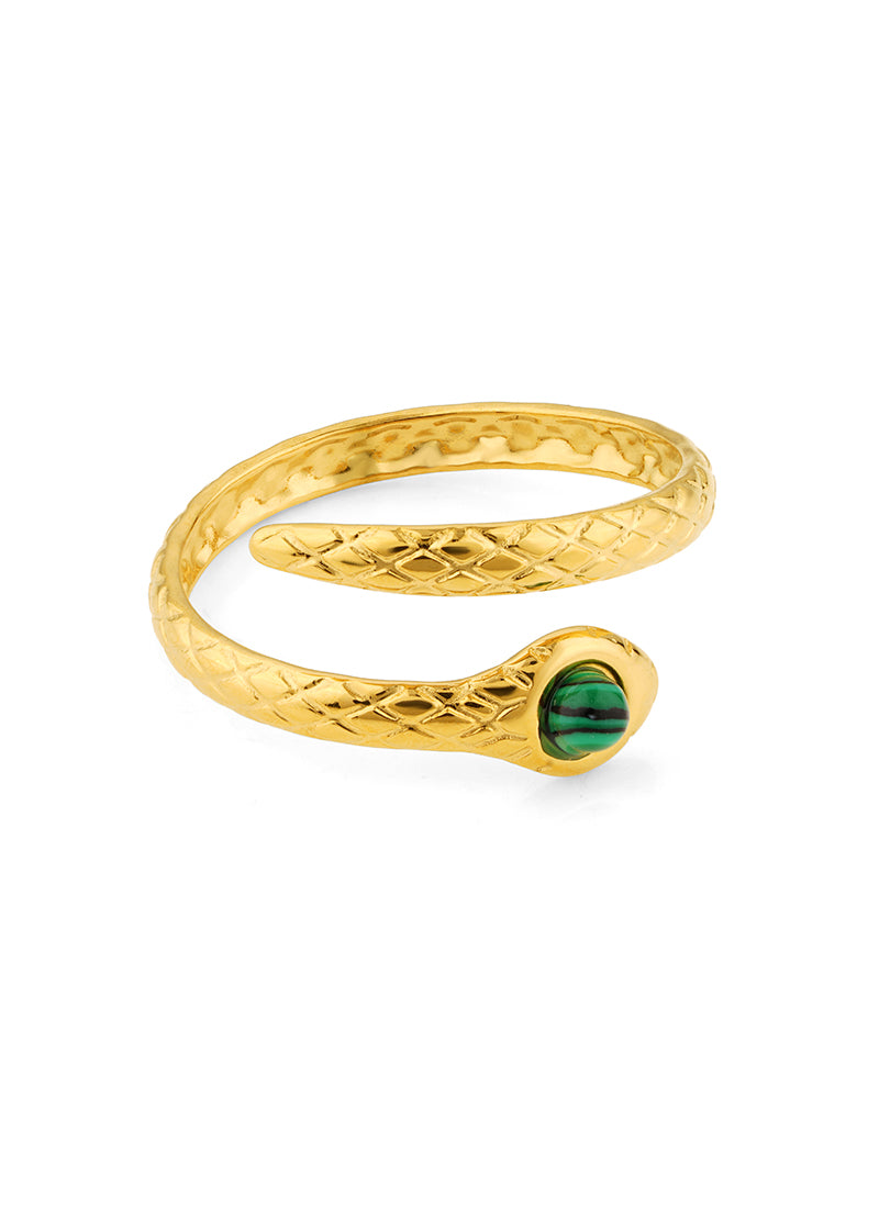 Golden Serpent Ring