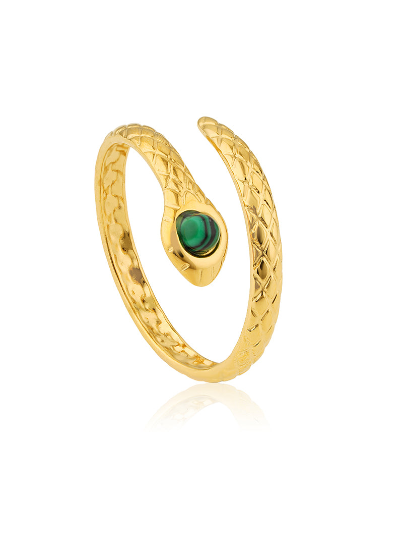 Golden Serpent Ring