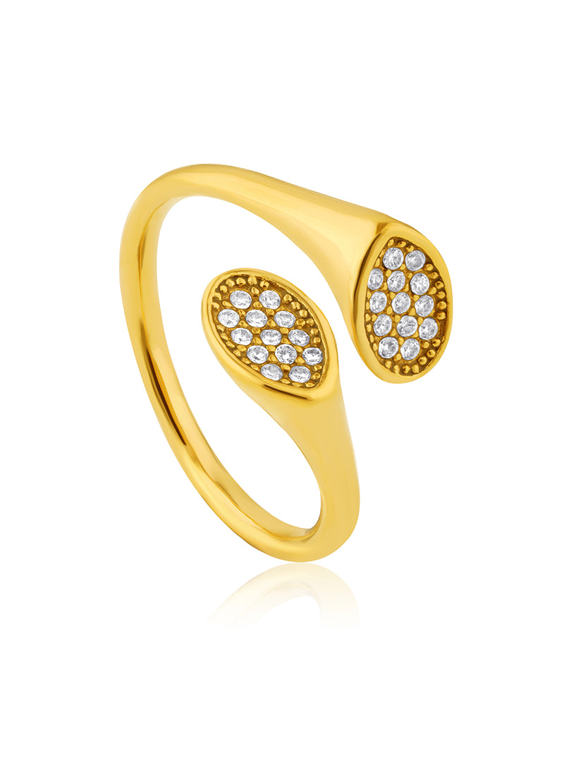 Twin Spark Loop Ring