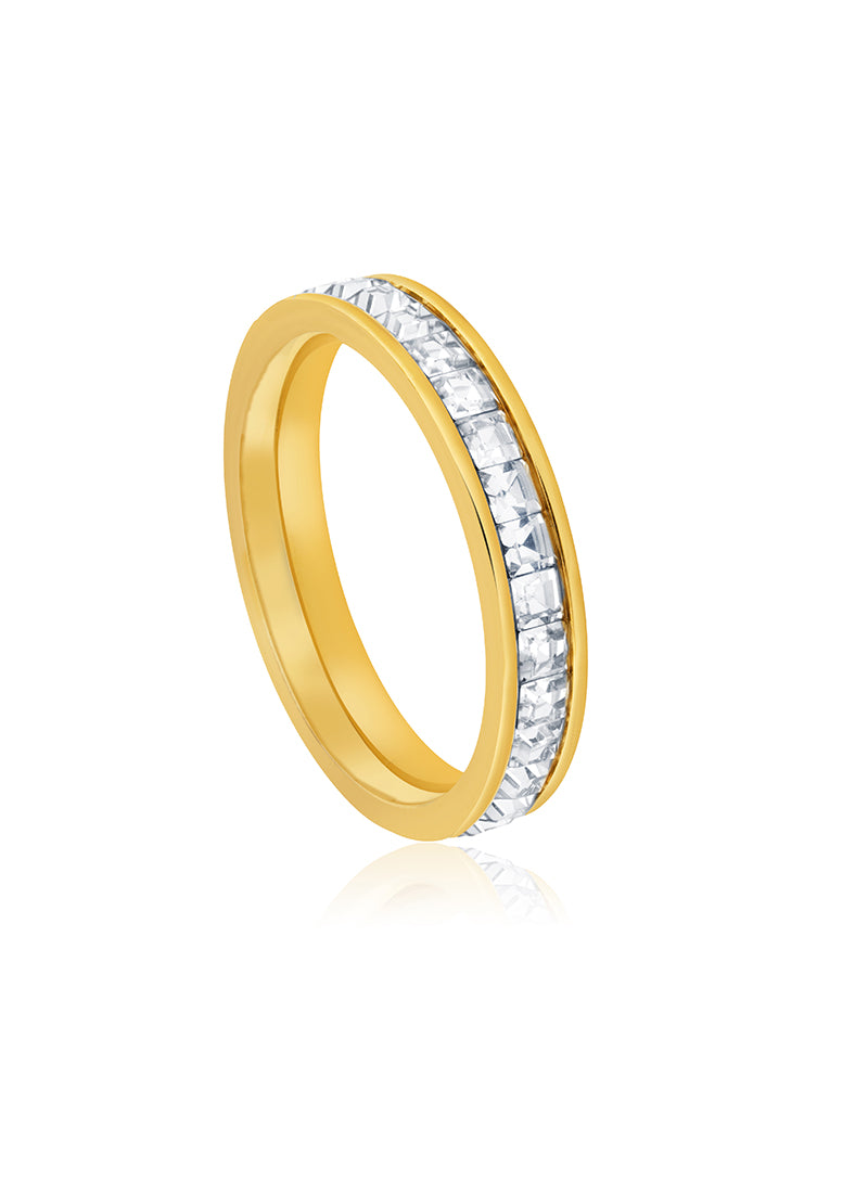 Classic Crystal Band Ring