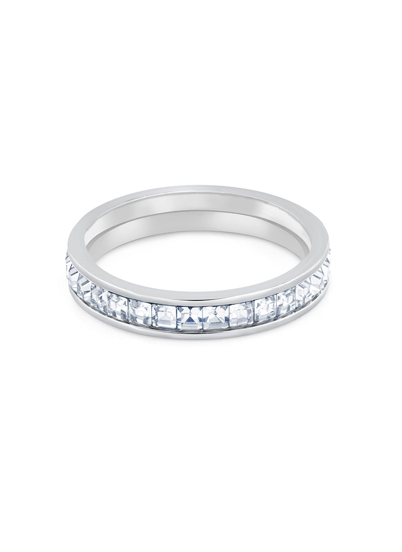 Classic Crystal Band Ring