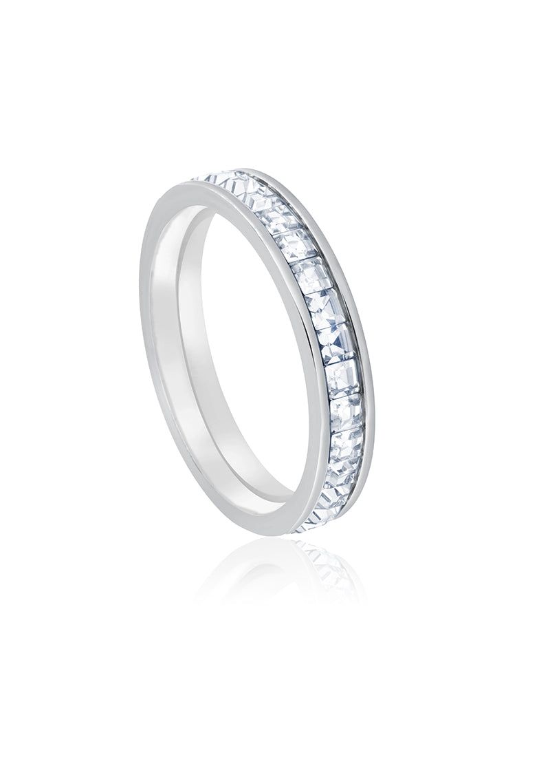 Classic Crystal Band Ring