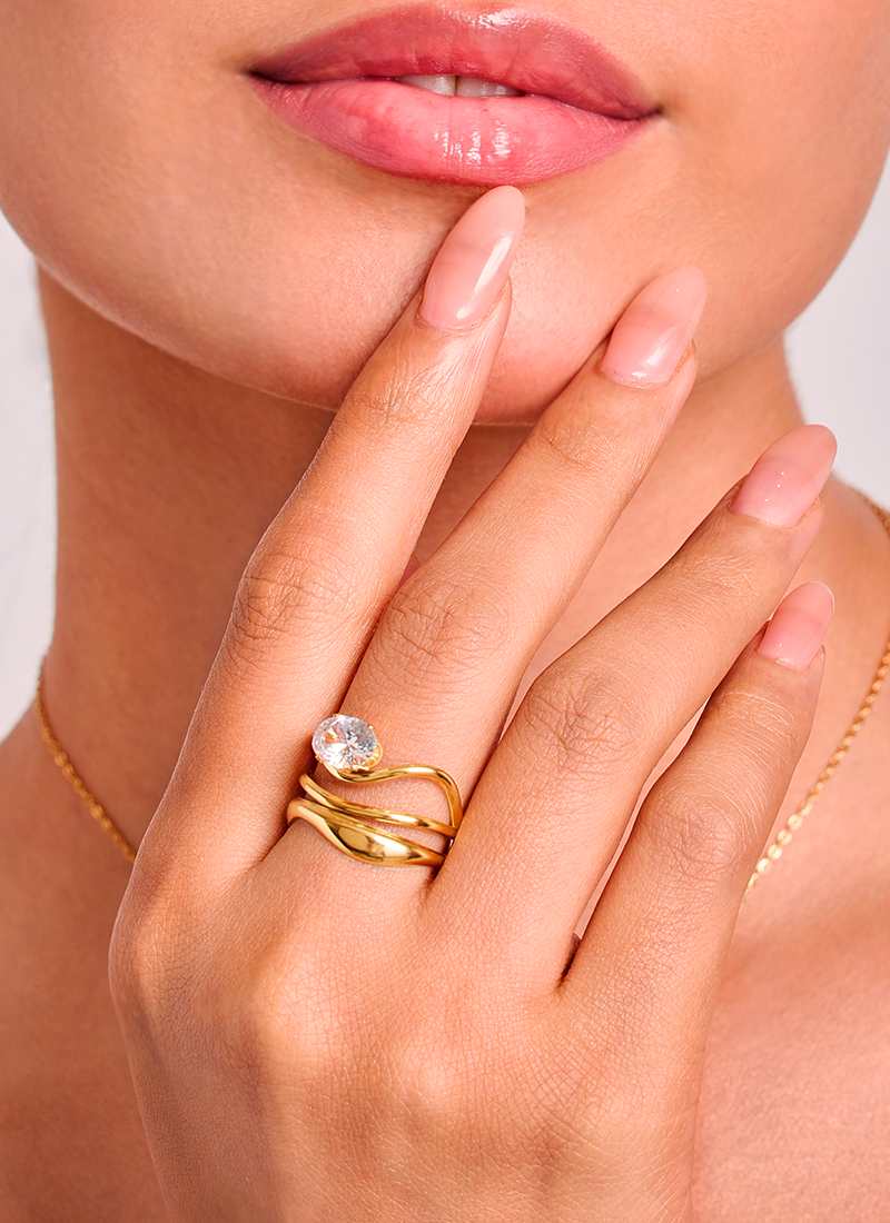 Whispering Flow Ring