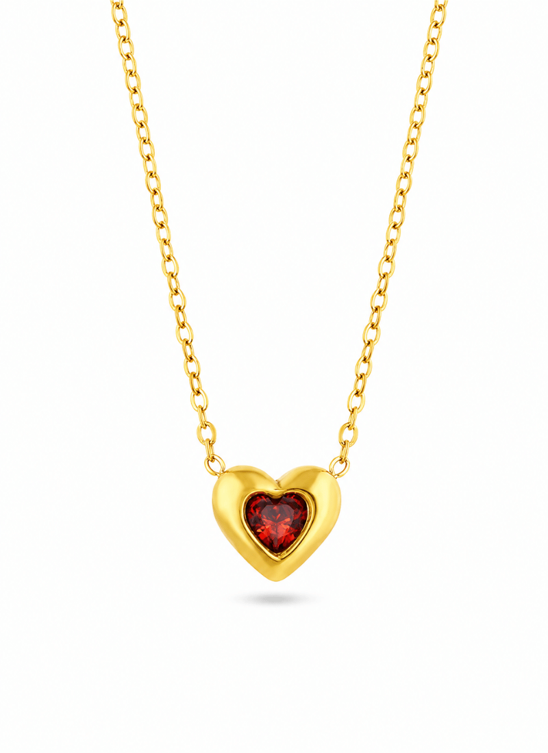 Blush Heart Necklace:BYOS