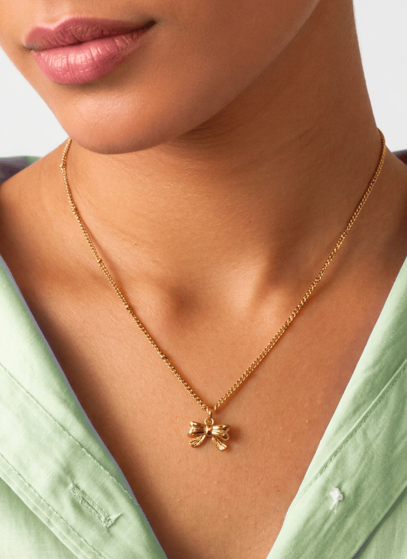 Ribbon Bow Necklace:BYOS