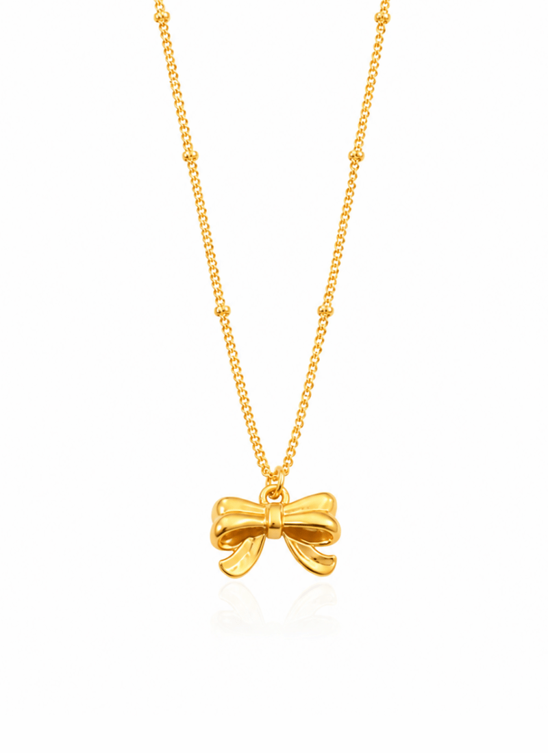 Ribbon Bow Necklace:BYOS