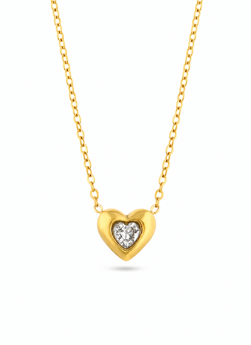 Blush Heart Necklace:BYOS